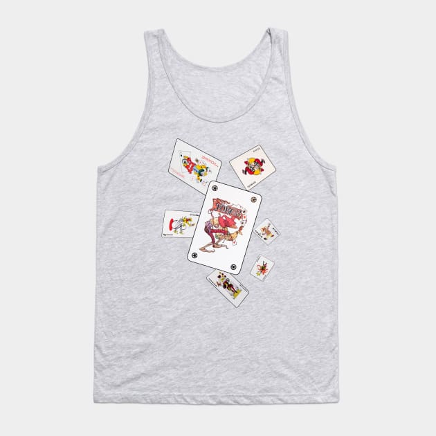 Playing Cards Tank Top by From Rags to Vintage Teeshirts